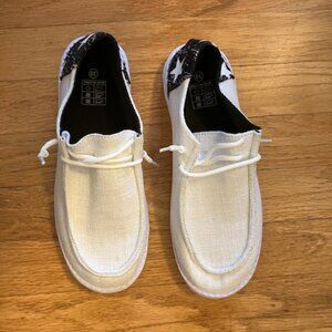 Brand New White Slip-Ons Sneakers NIB